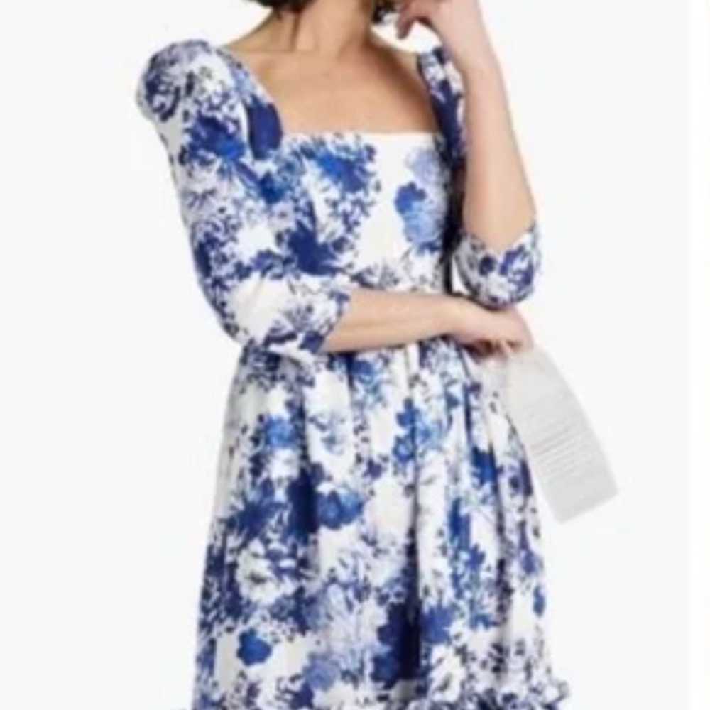 Cara Cara Blue Hill Linen Dress